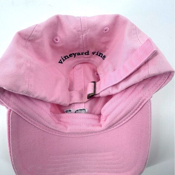 Vineyard Vines Pink Cap with Embroidered Logo - Picture 4 of 6